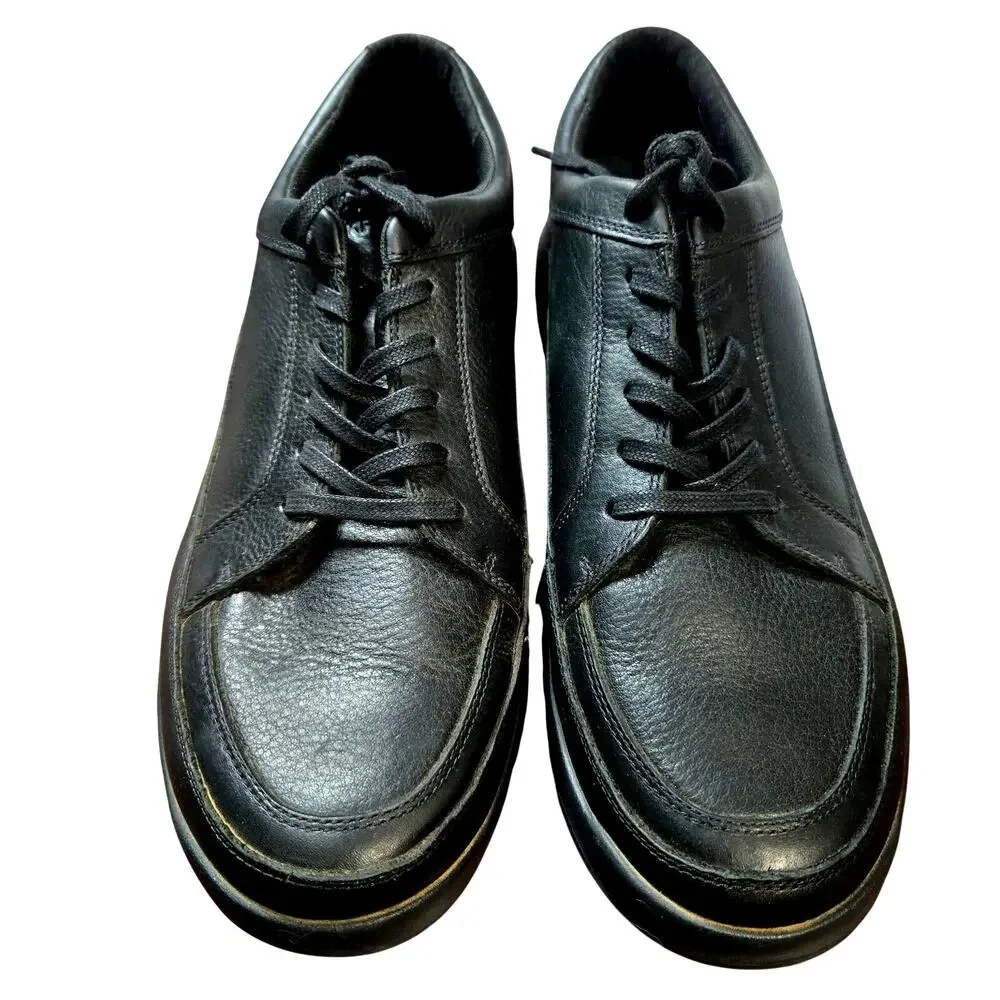 Rockport 12 M Leather Black Men's Casual Shoe Loafers Slip On 12M Medium
